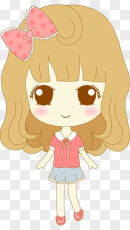 卡通小女孩圖片素材 免費PNG設計圖大全，圖精靈動畫資源推薦